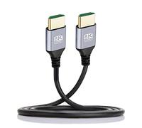 cablecc Cable HDTV HDMI 2.1 de alta velocidad ultrafino macho a macho 8K 4K Hyper Super Flexible Slim Cable tipo A para computadora HDTV 5M