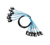 Cablecc Cable interno de 6 SATA de 7 pines a 6 SATA de 7 pines SSD de destino de disco duro 6 Gbps para servidor de datos