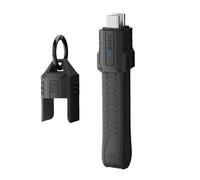 Cablecc - Cable Plano Delgado FPC de 240 W y 80 Gbps, USB 5.0, 16 K a 30 Hz, 8 K a 60 Hz, 5 K, con Correa de Cadena, Color Negro, Compatible con USB 4.0, Thunderbolt 3/4/5