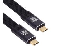 cablecc Cable USB 4 de 20 Gbps plano delgado FPC con 100 W y 8 K a 60 Hz 5 K a 60 Hz USB 4.0 compatible con Thunderbolt3/4 de 20 cm