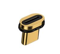 Cablecc Conector magnético recto USB 4 tipo C de 40 Gbps, 100 W, datos de alimentación, adaptador de video 8K para portátil y teléfono