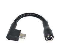 cablecc DC Socket 7.4 * 5.0 mm en Salida de Enchufe de 3 Pines de Entrada, Compatible con Modelos de la computadora portátil Blade Pro 17 y Blade 15, admite el Adaptador de Carga de 230W / 160W