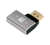 cablecc DisplayPort 1.4 a DP Ultra-HD UHD 8K 60Hz 4K 144hz en ángulo recto macho a hembra 90 grados para monitor de video PC portátil