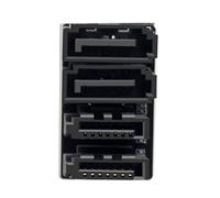 cablecc Doble SATA 7 PINMS 360 Grados Femenino de 7 -Pin Adaptador Femenino para la Placa Base SSD HDD de Escritorio