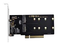 Cablecc Dual 2 x NVME M.2 AHCI a PCIE Express 3.0 Gen3 X8 X16 Raid Card VROC Raid0 Hyper Adapter Kabelcc