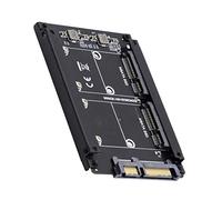 cablecc Dual MSATA Mini-SATA SSD Card JOBD Raid0 Palo Puente a 2.5 "SATA Combo HDD Unidad de disco Recinto