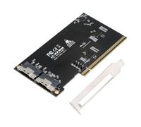 cablecc Dual SFF-8654 8X 74Pin a PCIE 16X Express 5.0 PCIE4.0 Raid VROC Hyper Adaptador externo delgado con redriver lineal en longitudes de cable largas