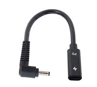 Cablecc Entrada Hembra USB-C Tipo C a Cable de Carga PD de 4,0 * 1,3 mm de CC para portátil 18-20 V