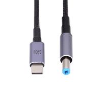 Cablecc Entrada USB-C tipo C a salida DC 20V 5,5 * 2,1 mm de alimentación 100W 135W 140W 65W PD Cable de carga para portátil