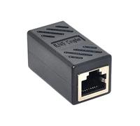 Cablecc Hembra de CAT6 RJ45 al adaptador femenino del cable de red de Ethernet del conector del Lan con el escudo