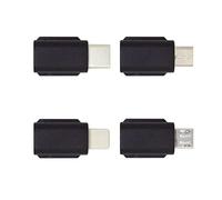 cablecc Juego de 4 piezas tipo C y micro y adaptador para Osmo Pocket 1 2, interfaz de conector, cardán de mano, accesorios de cámara