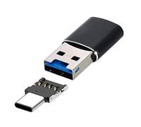 cablecc Lector de tarjetas USB 3.0 a Micro SD SDXC TF con adaptador OTG micro tipo C USB-C para tableta/teléfono celular
