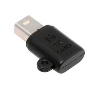 cablecc Mini-DP - Adaptador de pantalla virtual 4K a 17 Hz, mini Displayport, enchufe simulado, emulador fantasma sin cabeza, color negro