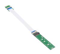 cablecc NGFF E-Key 2280 2230 - Cable de extensión macho a NVME M-Key hembra para laptop Mainboard SSD