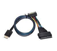 Cablecc Oculink SFF-8611 a U.2 U.3 SFF-8639 NVME PCIe PCI-Express - Cable SSD para placa base SSD