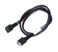 cablecc PCIe 4.0 OcuLink PCI-Express SFF-8611 4i a SFF-8611 - Cable activo de datos en ángulo de 90 grados para eGPU SSD de 80 cm
