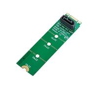 Cablecc Placa Base NGFF B/M-Key M.2 a SATA Vertical 7pines Adaptador de Extensión de Unidad de Disco Duro SSD PCBA