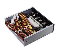 cablecc PW-020 6 Sistema de Control de Disco Duro, Sistema de gestión de Control Inteligente, HDD SSD, Interruptor de alimentación con bahía de CD-ROM de 5.25