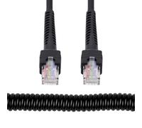 cablecc RJ45 Cable estirable en espiral Cat6 8P8C UTP Cable de extensión de red Ethernet LAN 2,0 m