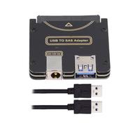 cablecc SFF-8482 SAS - Adaptador RAID de disco duro USB 3.0 de 29 pines a 5 Gbps con chipset y toma de alimentación (requiere alimentación de 12 V/3 A)