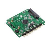 Cablecc SSD mSATA de perfil bajo de media altura en caja de disco duro IDE de 44 pines de 2,5" para portátiles