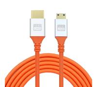 cablecc Ultra 4K Mini HDMI a HDMI Soft High Flex HDTV Cable Hyper Super Flexible Cable de alta velocidad tipo A macho a macho para computadora HDTV 100 cm