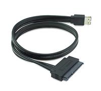 cablecc USB 2.0 Combo Dual Power 12V y 5V eSATAp Power ESATA a 22Pin SATA Cable para disco duro de 6.3 cm 8.9 cm 50cm