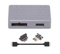 cablecc USB 3.1 frontal tipo E o 19/20 pines o conector micro USB 3.0 de 5 Gbps a USB 3.0 de 19/20 pines y enchufe tipo E de doble puerto hembra adaptador tipo PCBA