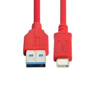 Cablecc USB 3.1 tipo C macho USB-C host a estándar USB3.0-A macho dispositivo OTG cable de datos 100 cm para el teléfono portátil