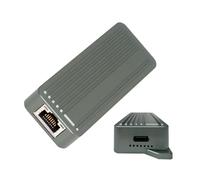 cablecc USB 4 USB3.2 Gen2 USB-C Tipo-C a 10Gbps GBE Gigabit 10000Mbps 5Gbps 2.5Gbps Ethernet Network LAN Adaptador RTL8159 para computadora portátil NAS