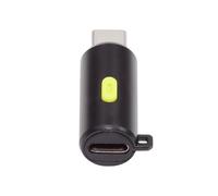 Cablecc USB 5.0 80 Gbps Tipo-C con Interruptor de Pantalla LED Inteligente, Adaptador de extensión Macho a Hembra, Compatible con 240 W, 8K y 5K