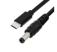 cablecc USB-C PD20V USB 3.1 Tipo-C Entrada macho a CC 12V Salida 5.5x2.1mm Cable de enchufe PD Emulador Cable de disparador 150cm