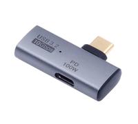cablecc USB-C Tipo-C a USB 3.0 Hembra OTG y 10Gbps 100W PD Fuente de alimentación para portátil Tablet Teléfono