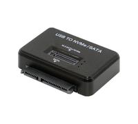 Cablecc USB-C USB 3.0 tipo C a M.2 NVME M-Key/SATA 2.5 pulgadas Dual SSD externo PCBA Acoplamiento vertical