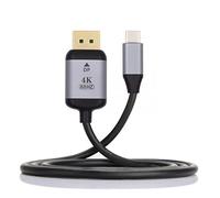 Cablecc USB-C USB 3.1 Tipo C Fuente a DisplayPort DP Pantallas macho 4K Monitor Cable para portátil 1.8m
