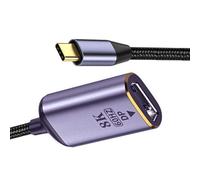 Cablecc USB4 Tipo-C Fuente USB-C a Displayport DP Hembra Cable Display 8K 60HZ UHD 4K Monitor Displays