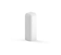 Cablecoach Habengut Tapa Final versión Derecha para zócalo 70 mm de PVC, Color: Blanco | Contenido: 1 Pieza - para un Acabado Limpio