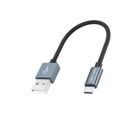 CableCreation Cable USB a Micro USB, cable trenzado USB 2.0 Micro-B USB Charging Data Cable Works with Fire Stick, Chromecast, Micro-B Phone, Grey (0.5 ft)