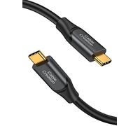 CableCreation Cable USB C a USB C de 5 pies, USB 3.2 Gen2 de 10 Gbps, USB C a C 4K, cable de datos de video Android Auto 5A para USB C SSD externo MacBook Pro iPad S21, etc., 0.5 m