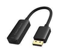 CableCreation displayport a hdmi Activo 4k @ 60hz HDR, chapado en oro DP macho a hdmi hembra convertidor 4k uhd a & v Sync, DP 1.4 al soporte del cable hdmi 2.0 eyefinity Multi-pantallas