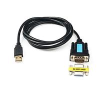 CableDeconn Adaptador USB a RS232 con Chipset Prolific PL2303 2m USB 2.0 Macho a RS232 DB9 Serial Macho con Adaptador RS232 Cable Hembra para Windows XP,Windows Vista,7,8,10,Mac OS Linux