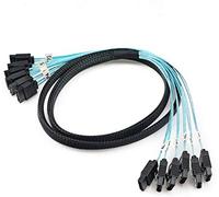 CableDeconn Alta Velocidad 6Gbps 6pcs/set Sata 6 SATA Cable Cable SAS para Servidor 1M