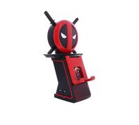 Cableguys Ikon Marvel Deadpool Soporte para Accesorios Gaming y Smartphone - Soporte multifunción Iluminado, Compatible con Xbox, PlayStation y la mayoría de mandos Gaming