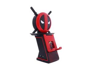 Cableguys Ikon Marvel Deadpool Soporte para Accesorios Gaming y Smartphone - Soporte multifunción Iluminado, Compatible con Xbox, PlayStation y la mayoría de mandos Gaming