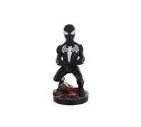 Cableguys Marvel Figurita Gaming Symbiote Spider-Man - Soporte para Mando o Smartphone - Cable USB Incluido - 20 cm
