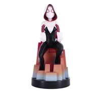 Cableguys Marvel Ghost-Spider Soporte Mando y Movil - Figuras Soporte para movil y Mando, Compatible con Xbox, PlayStation y la mayoría de mandos estándar, Accesorios Escritorio Gaming