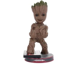 Cableguys Marvel Smiley Toddler Groot Soporte Mando y Movil - Figuras Soporte para movil y Mando, Compatible con Xbox, PlayStation y la mayoría de mandos estándar, Accesorios Escritorio Gaming