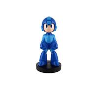 Cableguys Mega-Man Figurita Gaming Rockman - Soporte para Mando o Smartphone - Cable USB Incluido - 20 cm