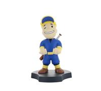 Cableguys Minis Fallout Big League Vault Boy Phone Stand & Earbuds Holder - Novelty Phone Stand for Desktop and Bedside, In Ear Headphone Holder for Smartphone & Small Devices, Desk Decor Accessories