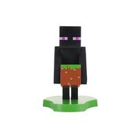 Cableguys Minis Minecraft Enderman Soporte Movil y Auriculares In Ear - Soporte movil Mesa para Auriculares y Dispositivos pequeños, Porta telefono Escritorio, Accesorios Gaming